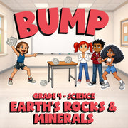 Earth’s Rocks & Minerals BUMP Science Game - No Prep Grade 4 Review Activity