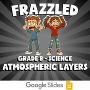 Atmospheric Layers FRAZZLED Science Game - No Prep Grade 8 Review Activity
