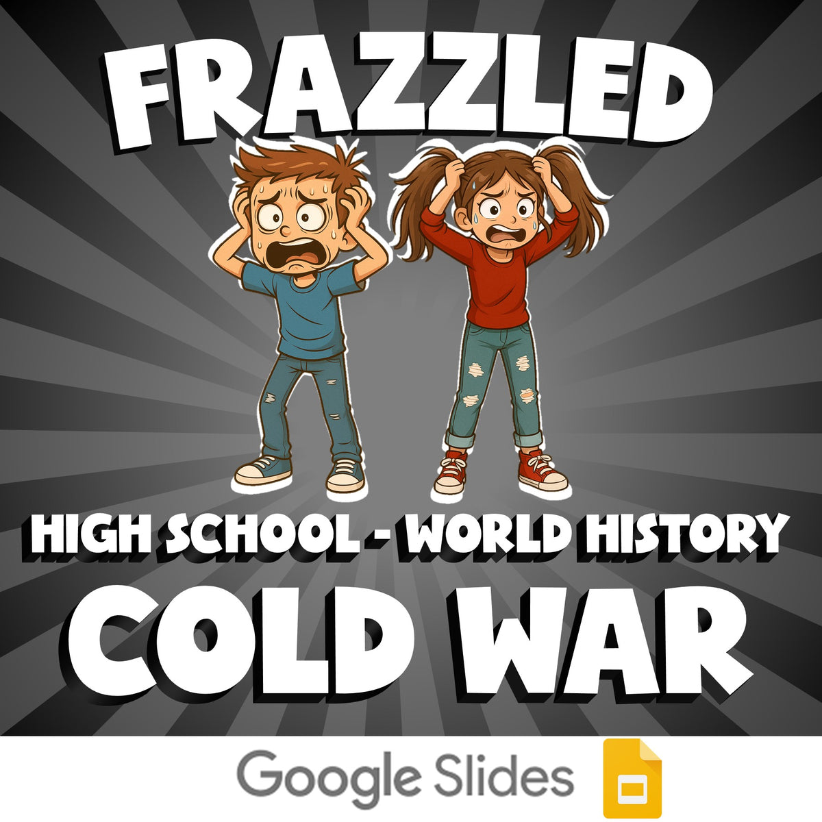 Cold War FRAZZLED Game - No Prep World History Review Activity