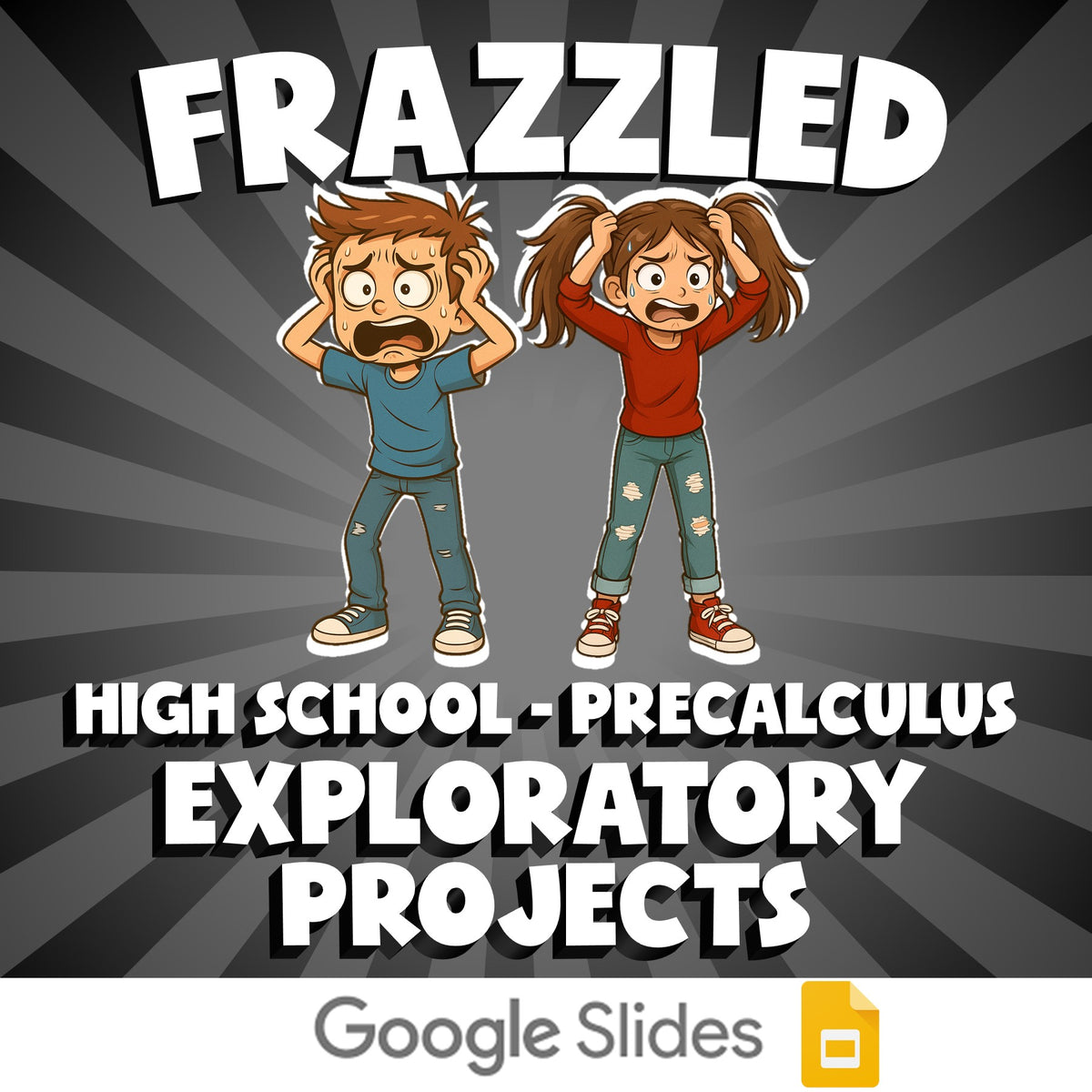Exploratory Projects FRAZZLED Math Game - No Prep PreCalculus Review Activity