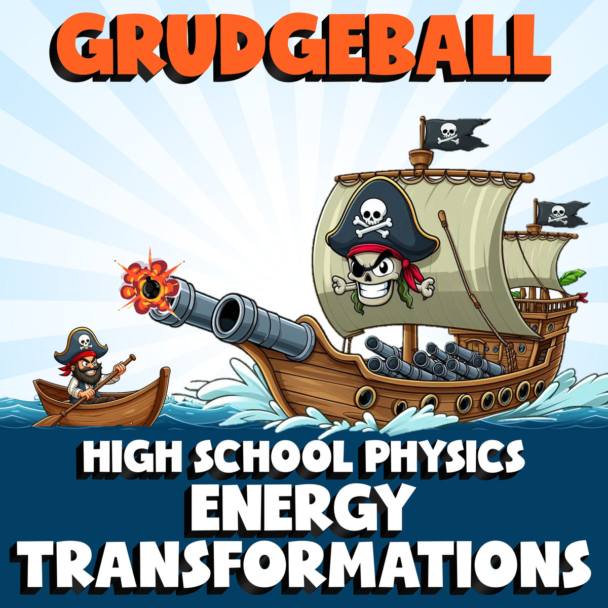 Energy Transformations GRUDGEBALL Science Game - No Prep Physics Review Activity