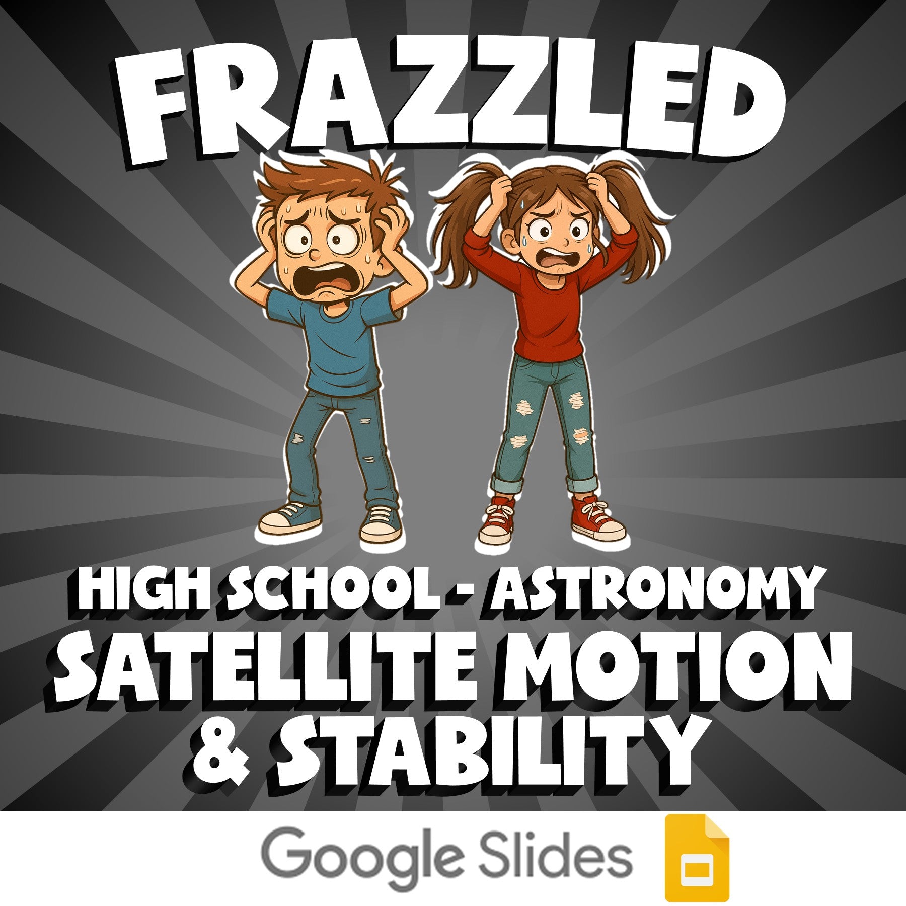 Satellite Motion & Stability FRAZZLED Science Game - No Prep Astronomy Review
