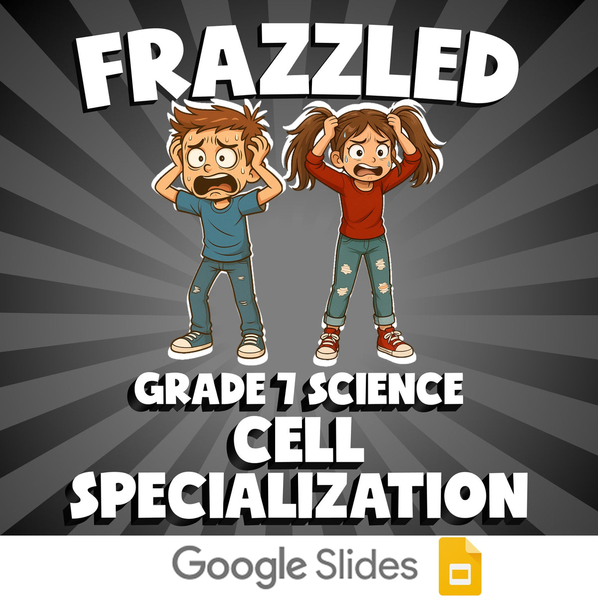 Cell Specialization FRAZZLED Science Game - No Prep Grade 7 Review Activity