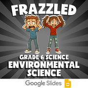 Environmental Science FRAZZLED Science Game - No Prep Grade 6 Review Activity