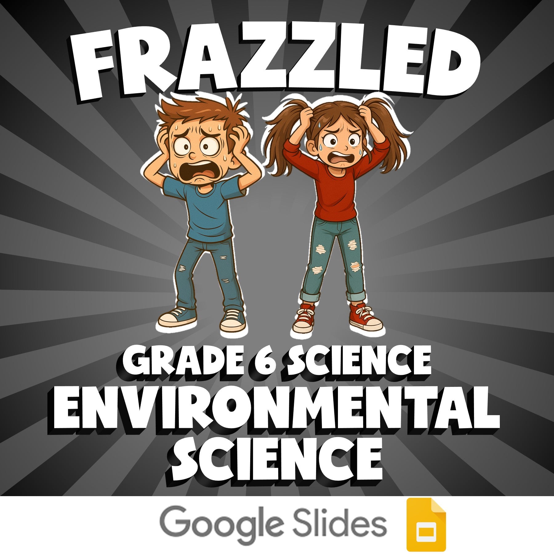 Environmental Science FRAZZLED Science Game - No Prep Grade 6 Review Activity