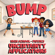 Uncertainty Applications BUMP Science Game - No Prep Physics Review Activity