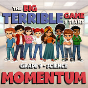Momentum BIG TERRIBLE GAME - No Prep Grade 9 Science Review Activity