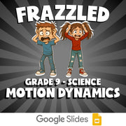 Motion Dynamics FRAZZLED Science Game - No Prep Grade 9 Review Activity