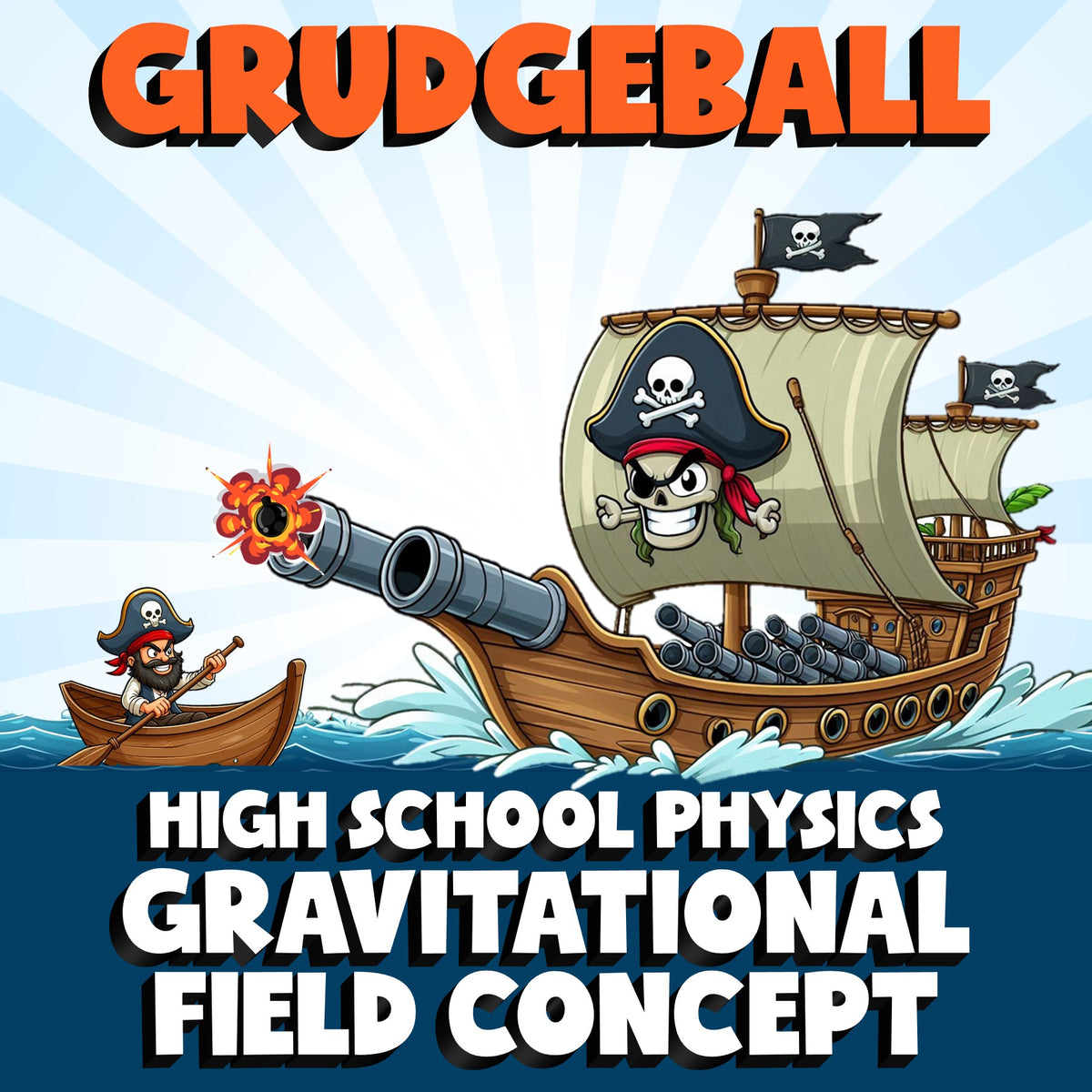 Gravitational Field Concept GRUDGEBALL Science Game - No Prep Physics Review