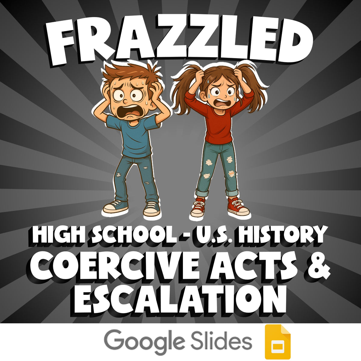 Coercive Acts & Escalation FRAZZLED U.S. History Game - No Prep Review Activity