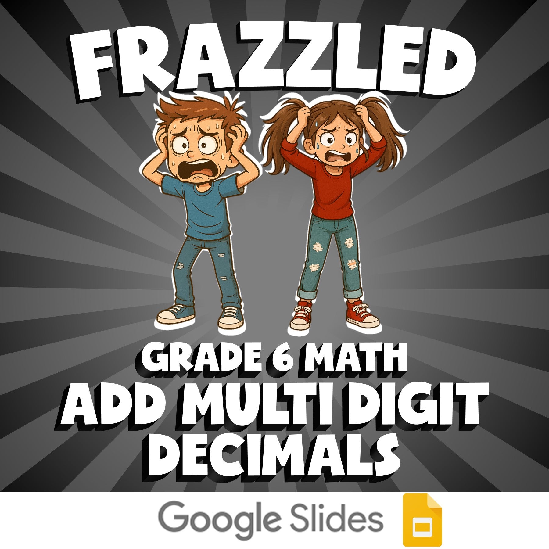 Add Multi Digit Decimals FRAZZLED Math Game - No Prep Grade 6 Review Activity