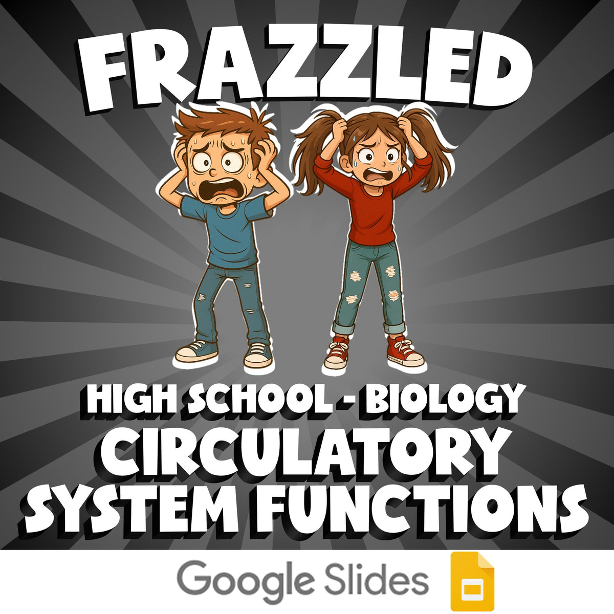 Circulatory System Functions FRAZZLED Science Game - No Prep Biology Review