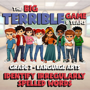 Identify Irregularly Spelled Words BIG TERRIBLE GAME - Grade 3 ELA Review