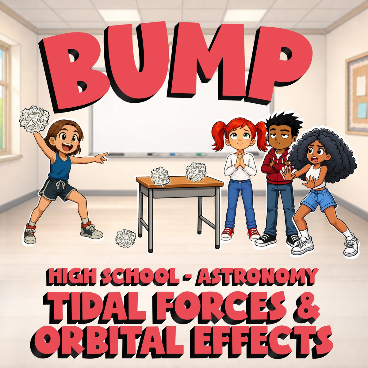 Tidal Forces & Orbital Effects BUMP Science Game - No Prep Astronomy Review