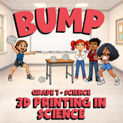 3D Printing in Science BUMP Science Game - No Prep Grade 7 Review Activity
