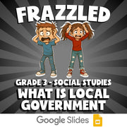 What Is Local Government FRAZZLED Socials Game - No Prep Grade 3 Review Activity