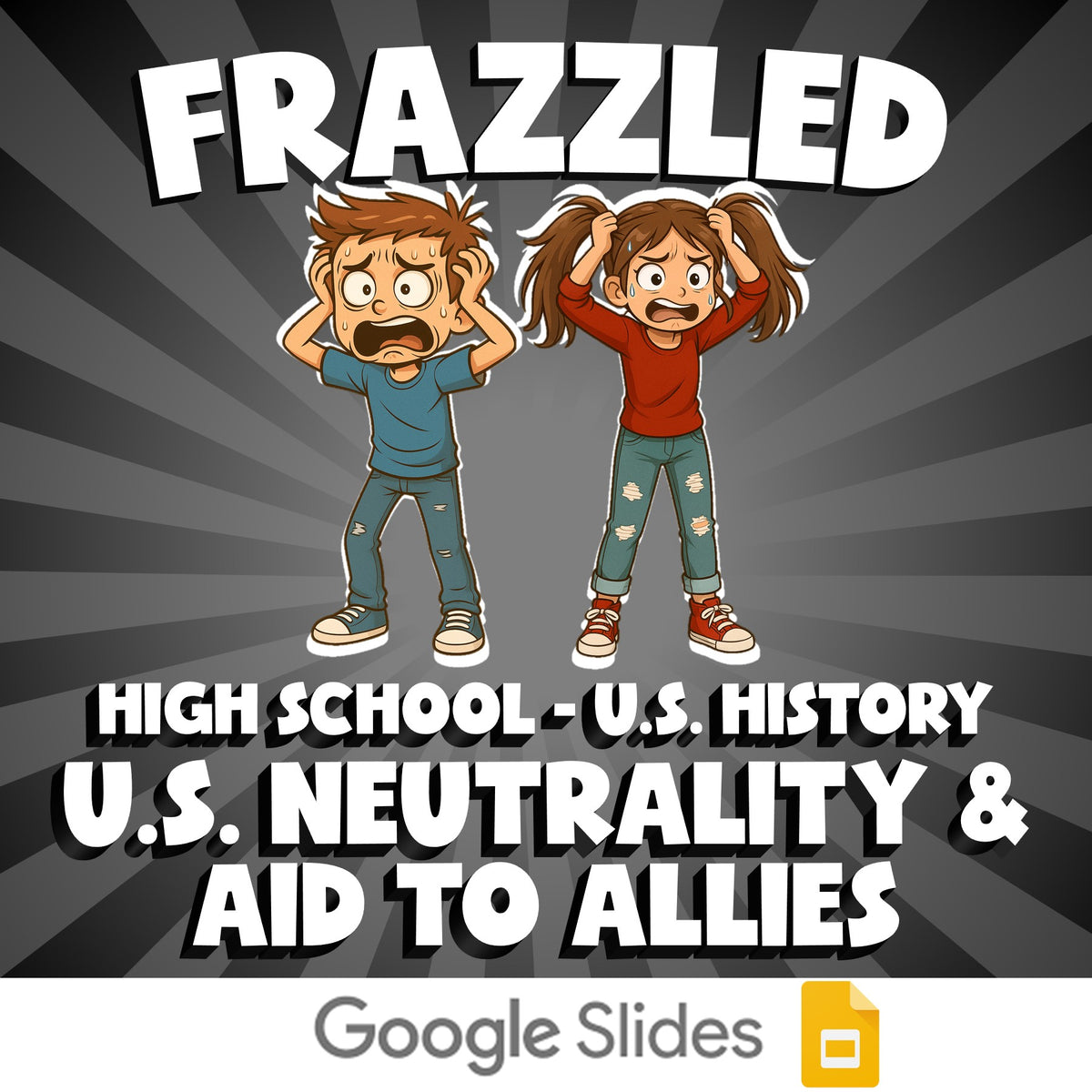 U.S. Neutrality & Aid to Allies FRAZZLED U.S. History Game - No Prep Review