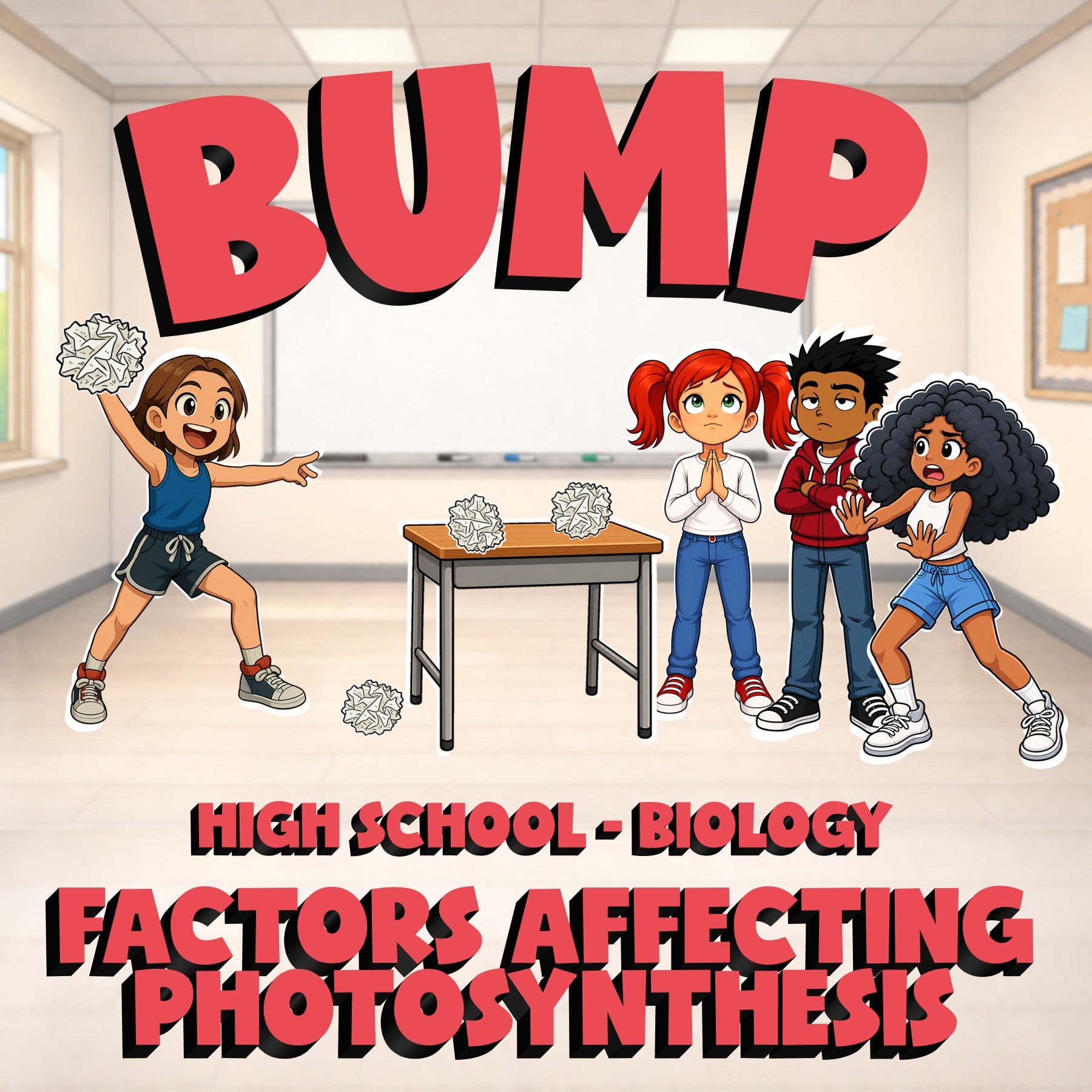 Factors Affecting Photosynthesis BUMP Science Game - No Prep Biology Review