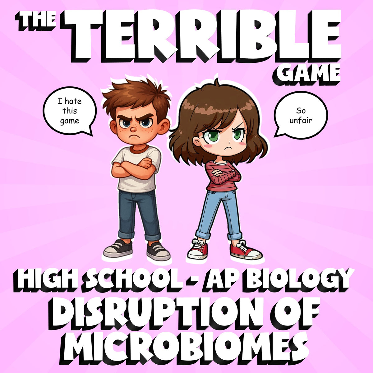 Disruption of Microbiomes THE TERRIBLE GAME - No Prep AP Biology Science Review