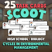 Cycles in Environmental Management SCOOT TASK CARDS Science Game - Biology