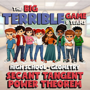 Secant Tangent Power Theorem BIG TERRIBLE GAME - No Prep Geometry Math Review