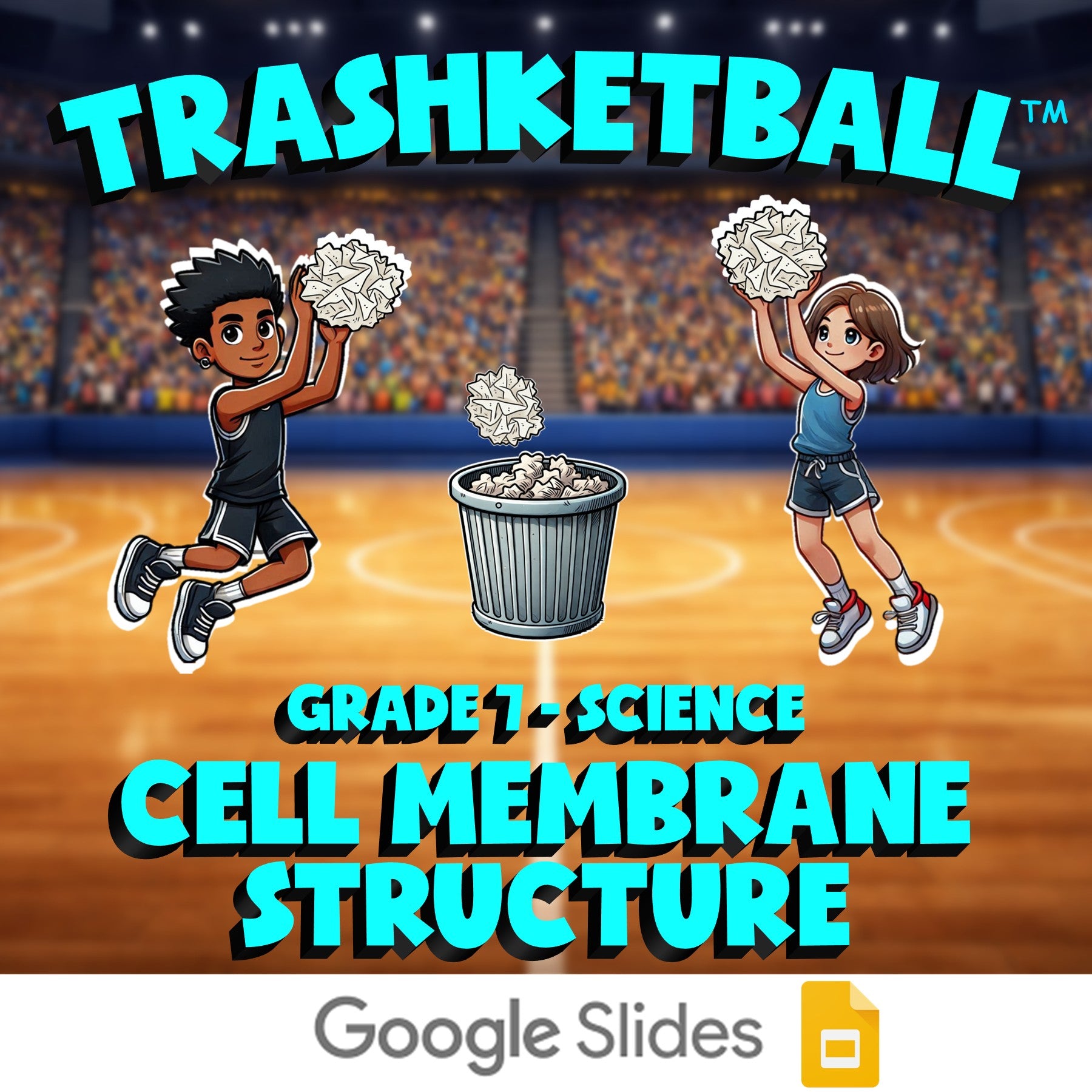 Cell Membrane Structure TRASHKETBALL Science Game - No Prep Grade 7 Review