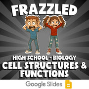 Cell Structures & Functions FRAZZLED Science Game - No Prep Biology Review
