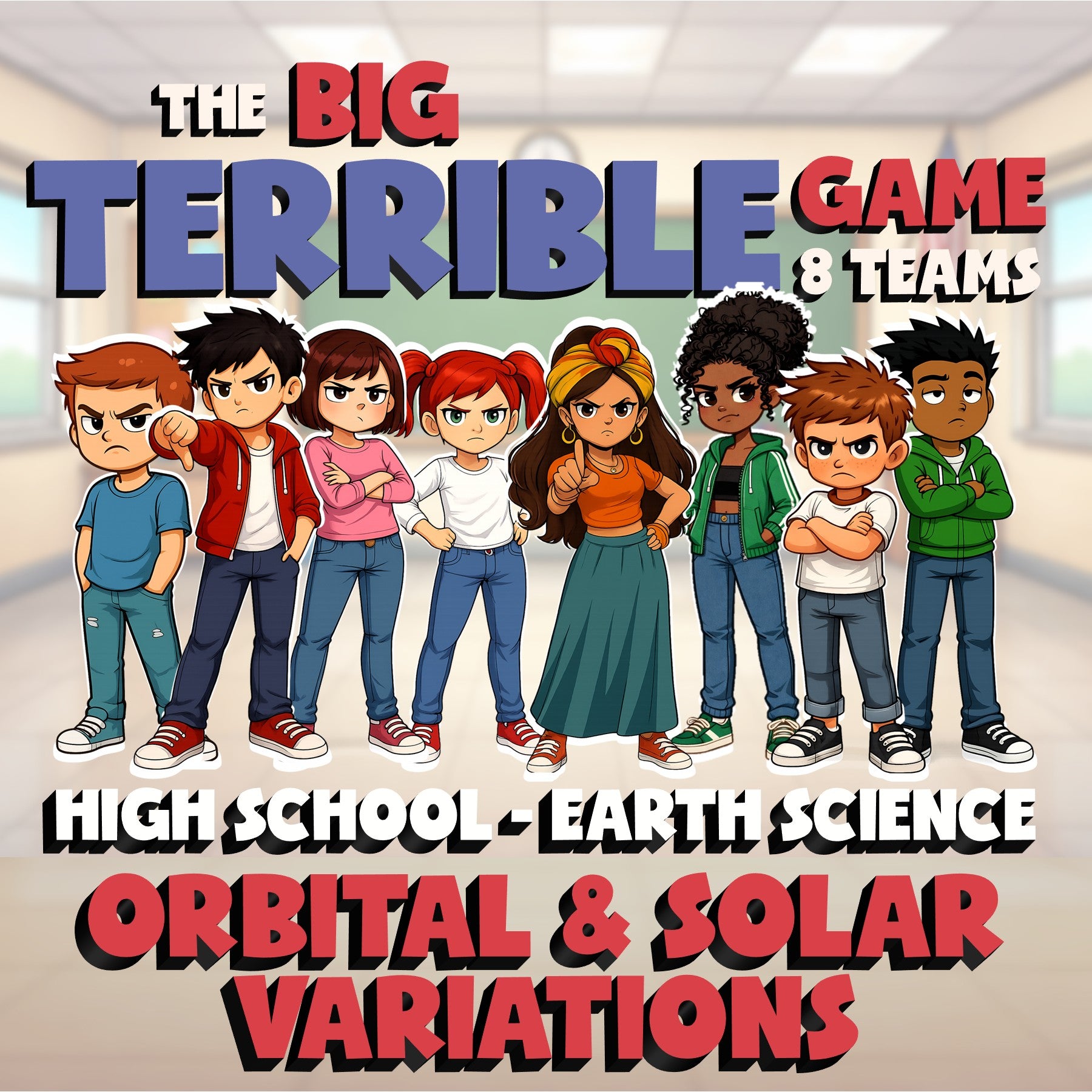 Orbital & Solar Variations BIG TERRIBLE GAME - No Prep Earth Science Review