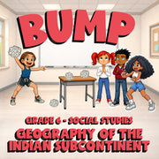 Geography of the Indian Subcontinent BUMP Socials Game - No Prep Grade 6 Review