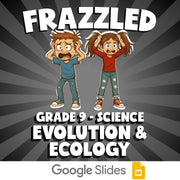 Evolution & Ecology FRAZZLED Science Game - No Prep Grade 9 Review Activity