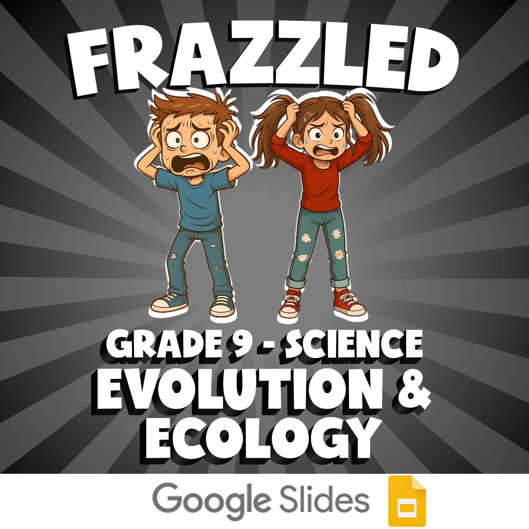 Evolution & Ecology FRAZZLED Science Game - No Prep Grade 9 Review Activity