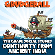 Continuity from Ancient India GRUDGEBALL Socials Game - No Prep Grade 7 Review