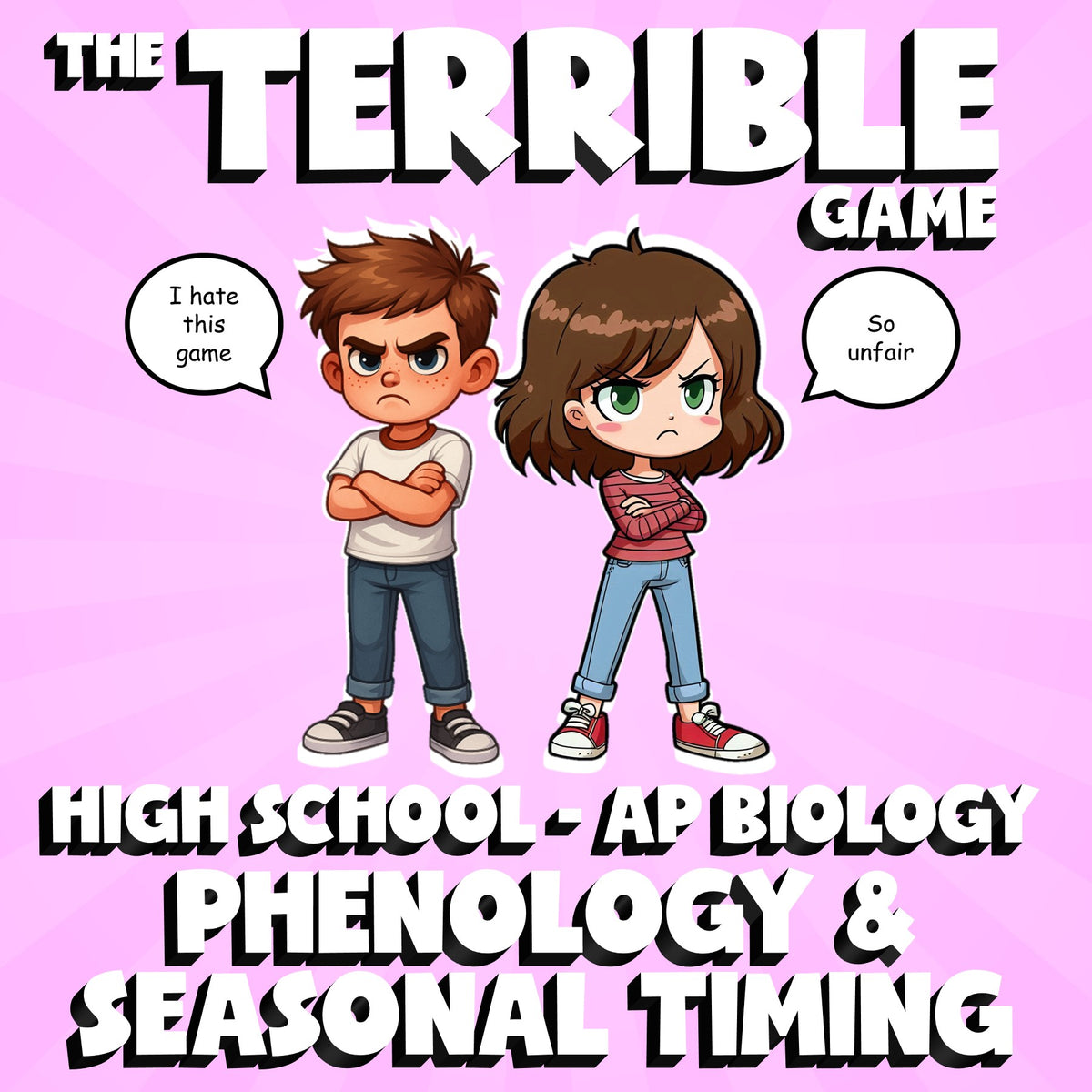Phenology & Seasonal Timing THE TERRIBLE GAME - AP Biology Science Review