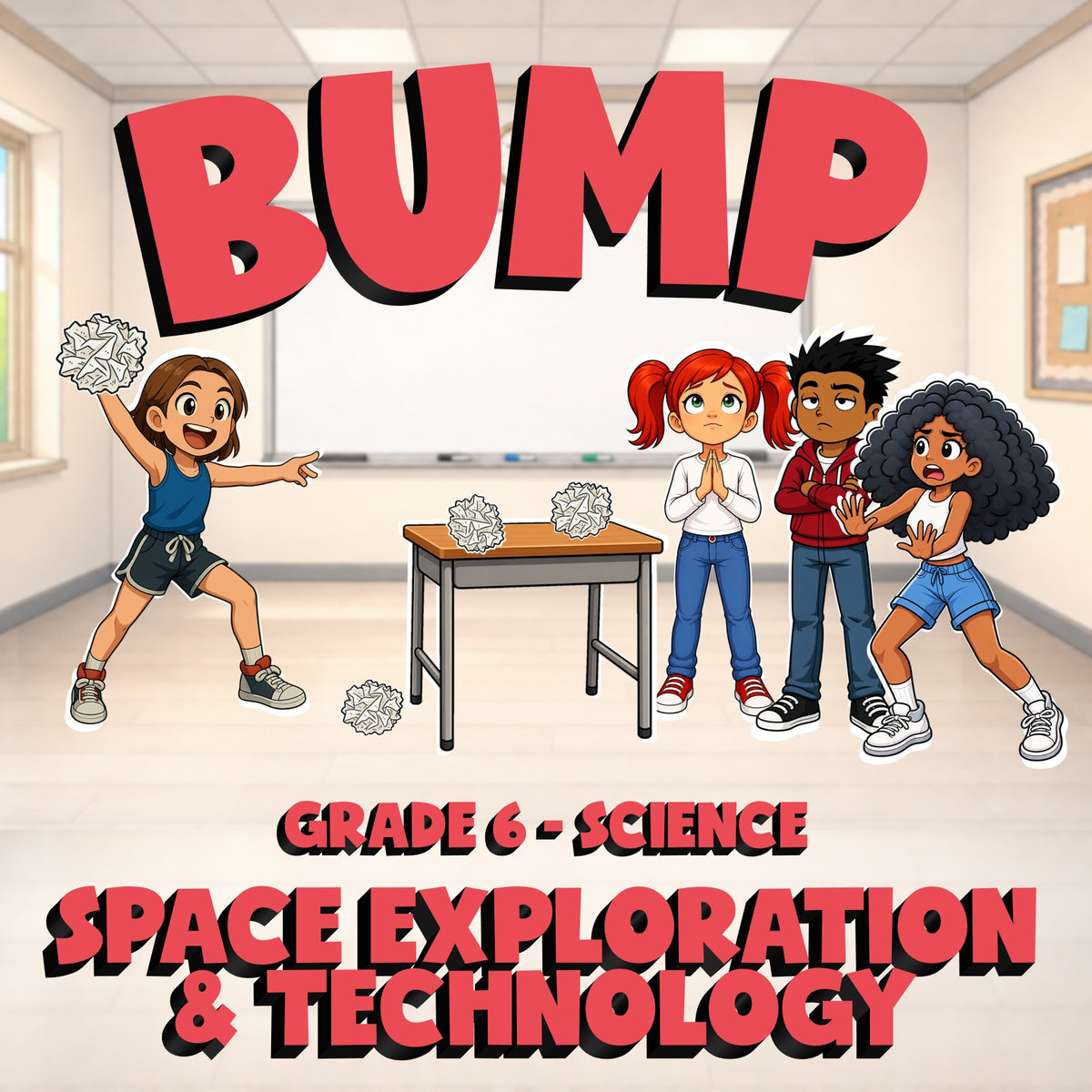 Space Exploration & Technology BUMP Science Game - No Prep Grade 6 Review