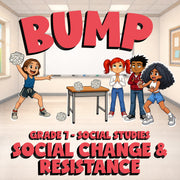 Social Change & Resistance BUMP Socials Game - No Prep Grade 7 Review Activity