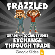 Exchange Through Trade FRAZZLED Socials Game - No Prep Grade 4 Review Activity