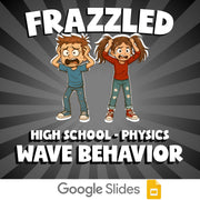 Wave Behavior FRAZZLED Science Game - No Prep Physics Review Activity