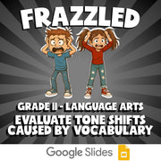 Evaluate Tone Shifts Caused by Vocabulary FRAZZLED ELA Game - No Prep Grade 11
