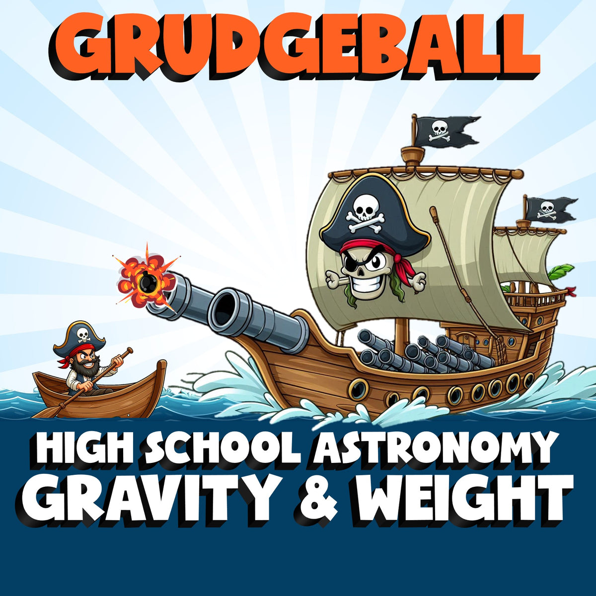 Gravity & Weight GRUDGEBALL Science Game - No Prep Astronomy Review Activity