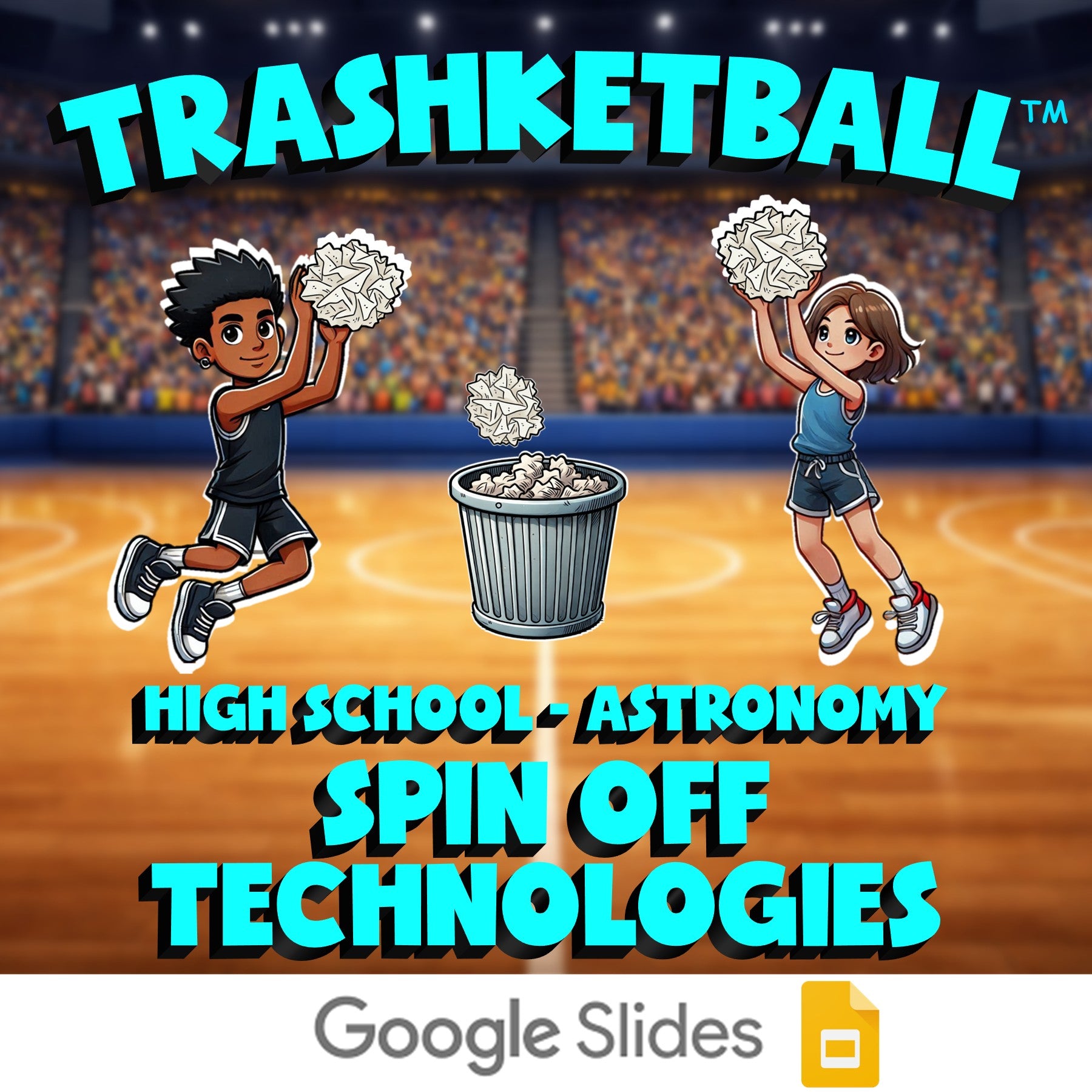 Spin Off Technologies TRASHKETBALL Science Game - No Prep Astronomy Review