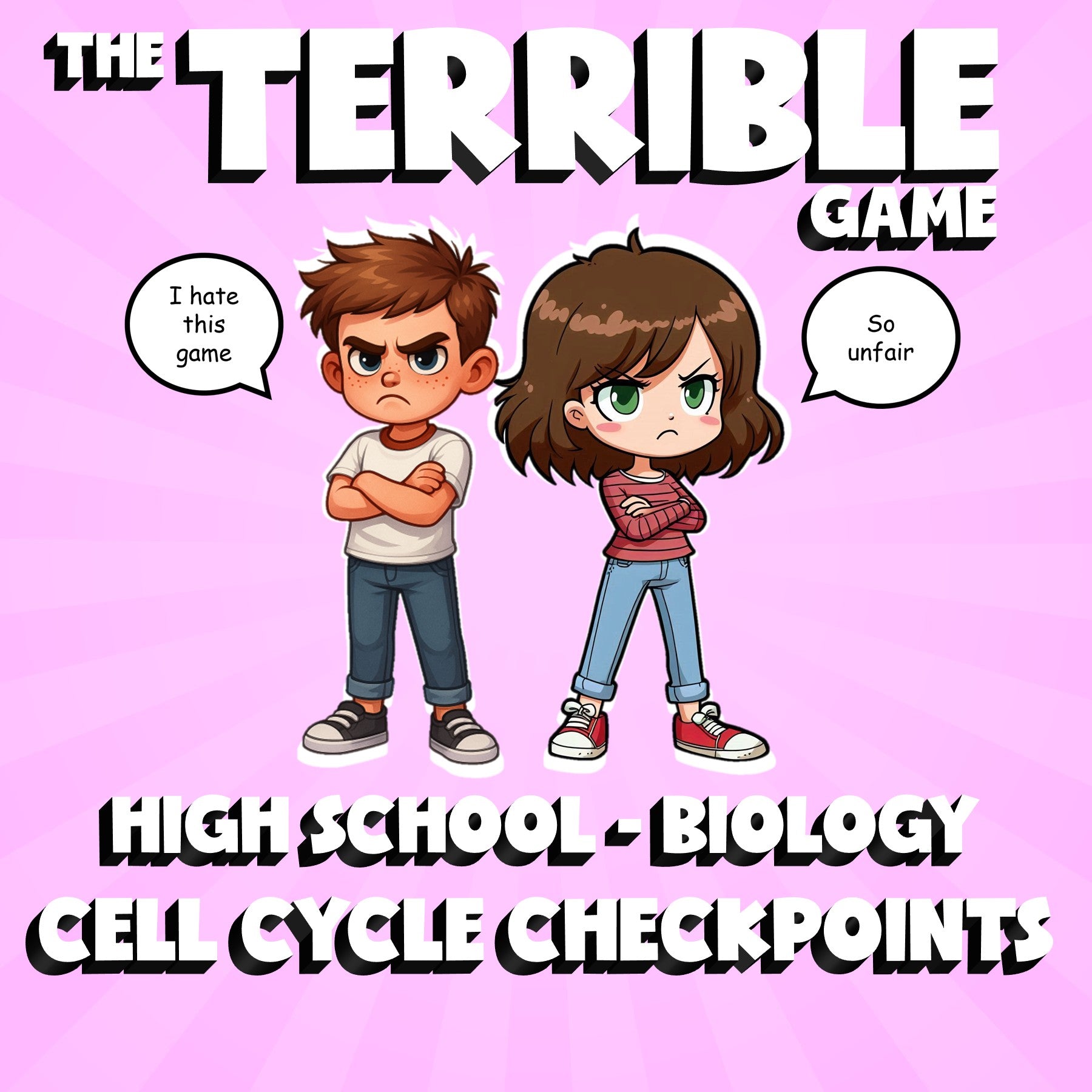 Cell Cycle Checkpoints THE TERRIBLE GAME - No Prep Biology Science Review