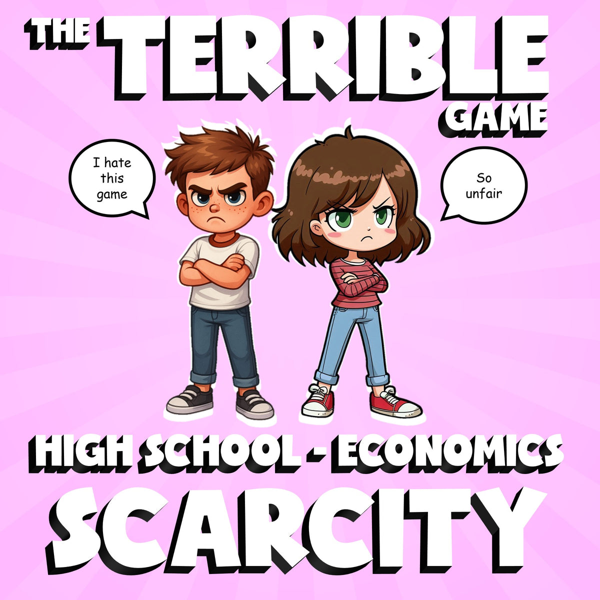 Scarcity THE TERRIBLE GAME - No Prep Economics Review Activity