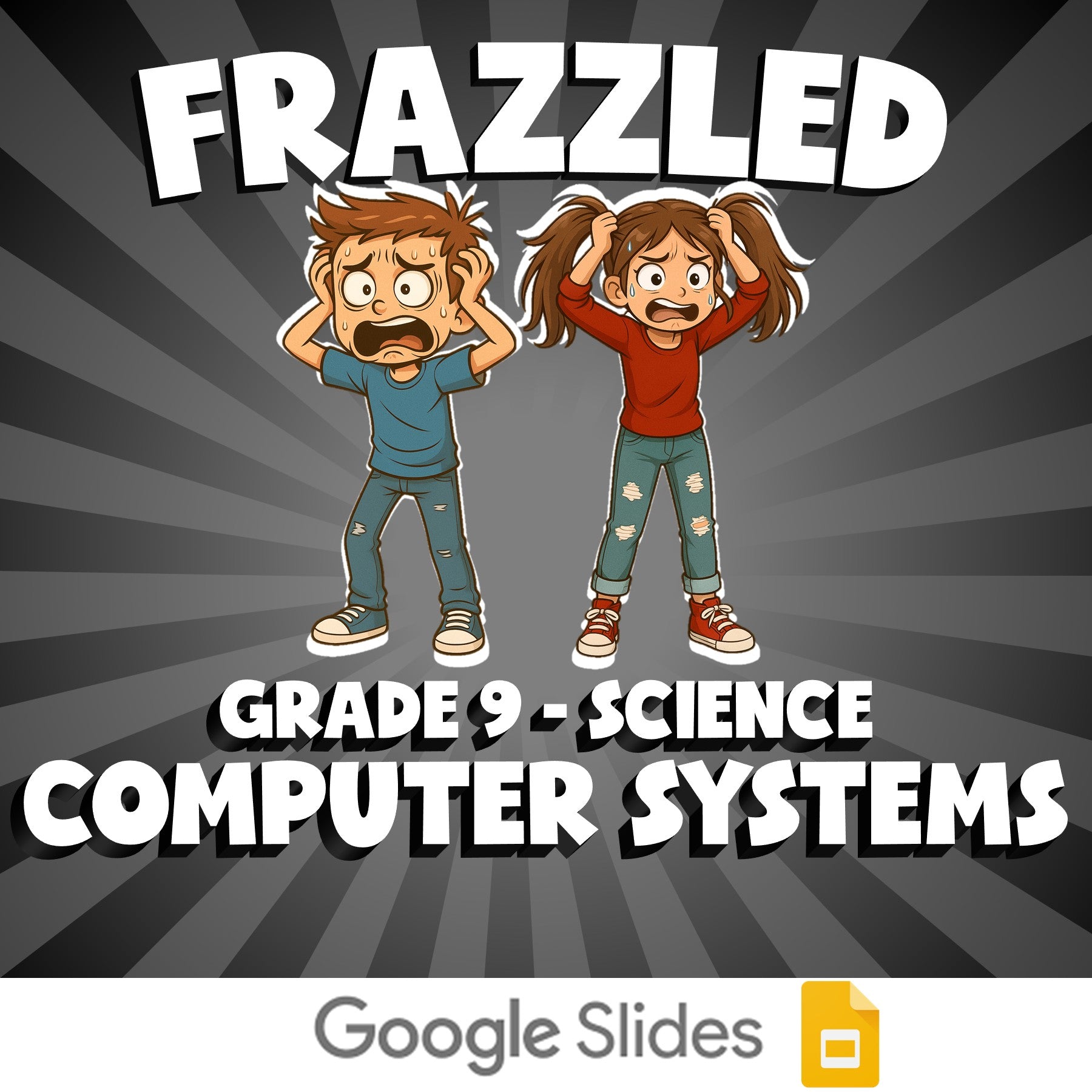 Computer Systems FRAZZLED Science Game - No Prep Grade 9 Review Activity