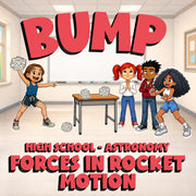 Forces in Rocket Motion BUMP Science Game - No Prep Astronomy Review Activity