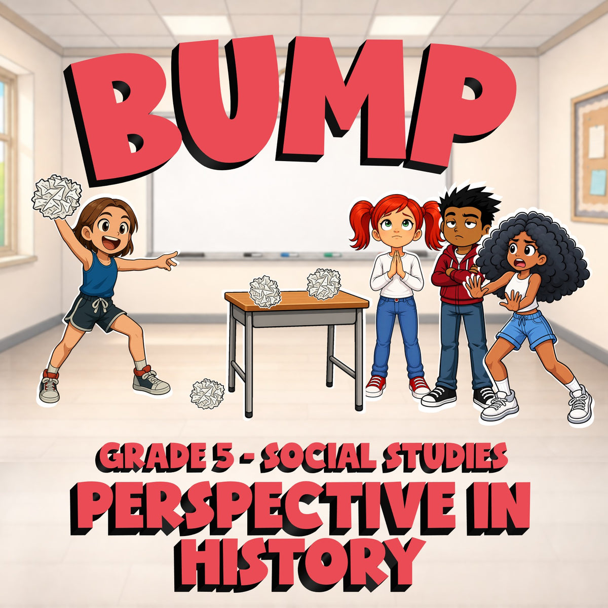 Perspective in History BUMP Socials Game - No Prep Grade 5 Review Activity
