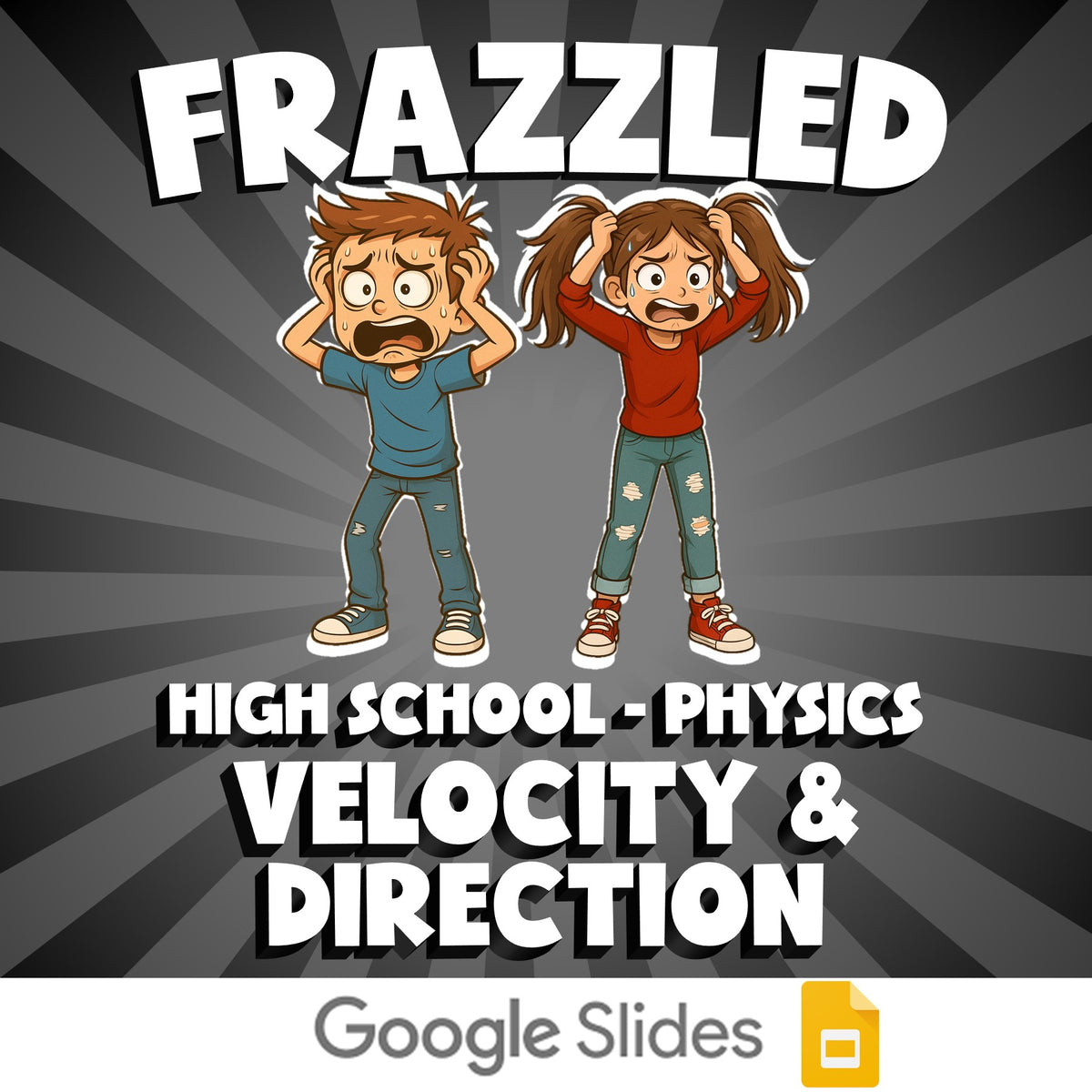 Velocity & Direction FRAZZLED Science Game - No Prep Physics Review Activity