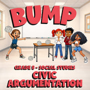 Civic Argumentation BUMP Socials Game - No Prep Grade 8 Review Activity