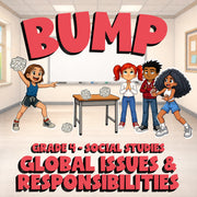 Global Issues & Responsibilities BUMP Socials Game - No Prep Grade 4 Review