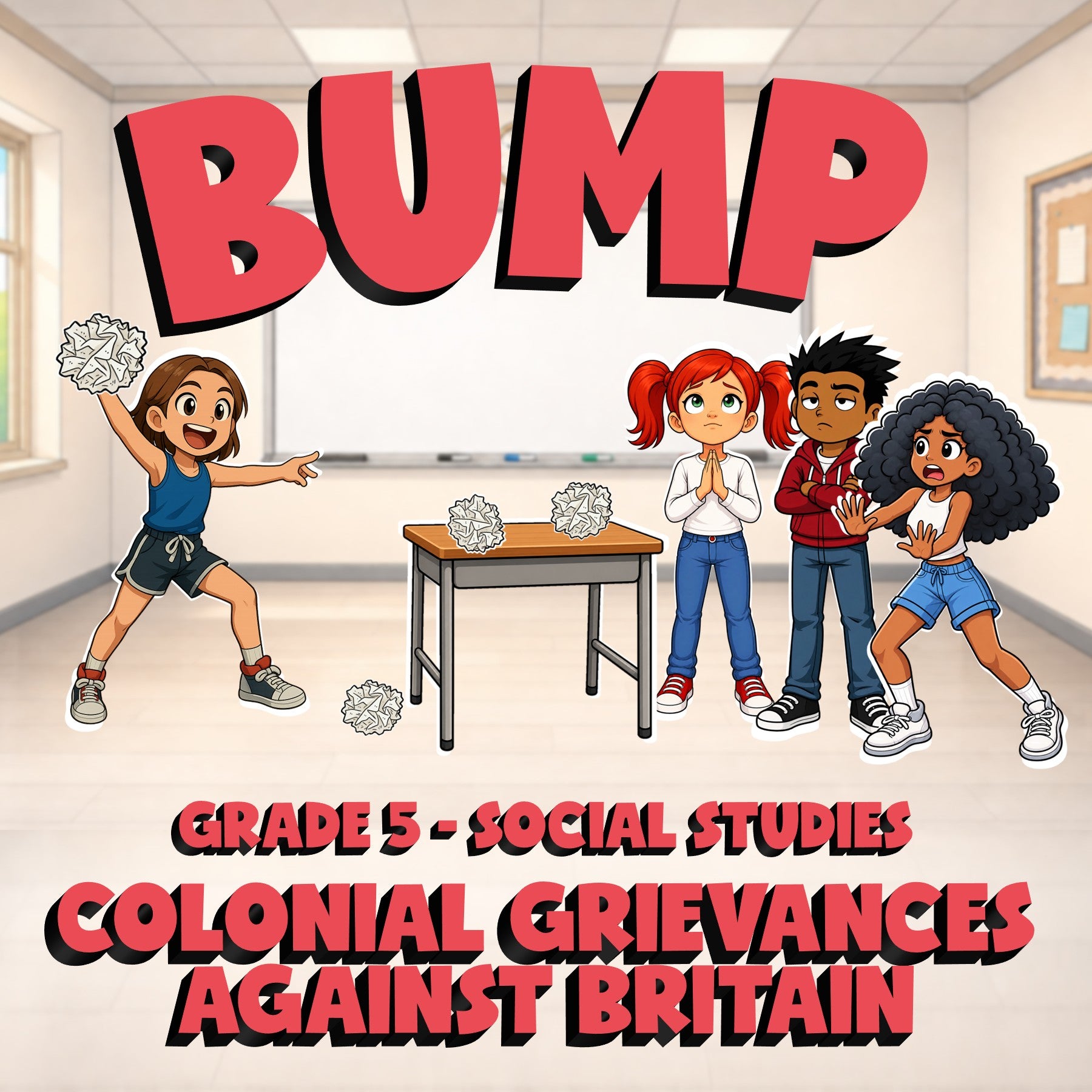 Colonial Grievances Against Britain BUMP Socials Game - No Prep Grade 5 Review
