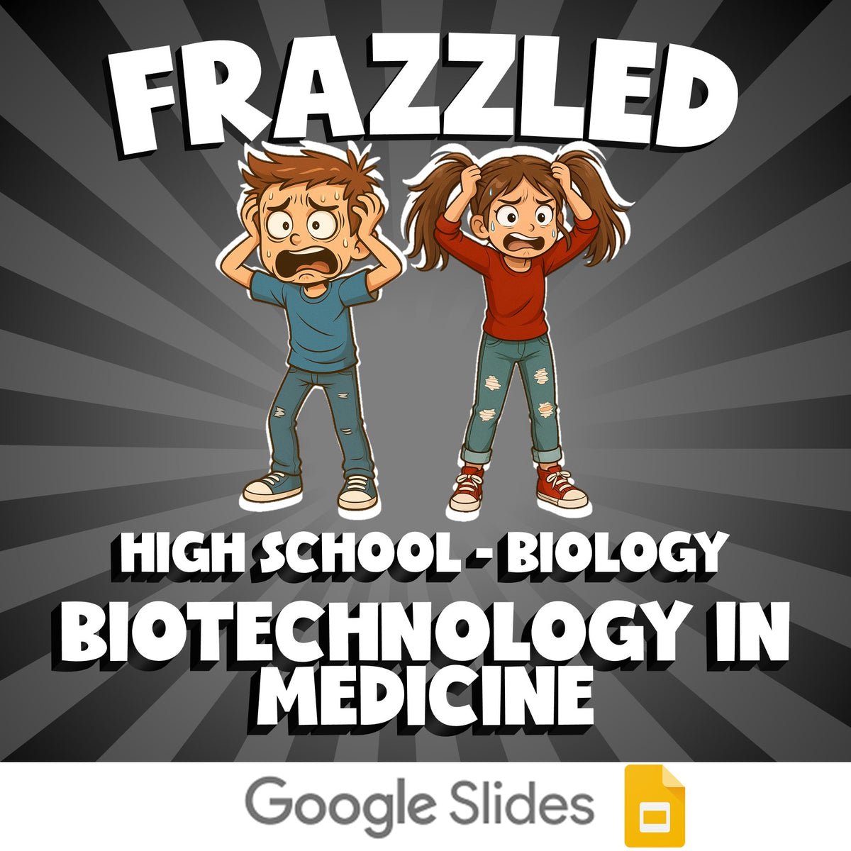 Biotechnology in Medicine FRAZZLED Science Game - No Prep Biology Review